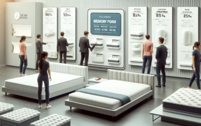 Comparatif prix matelas mémoire de forme