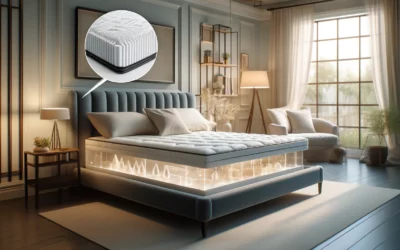 Matelas mémoire de forme pour couples