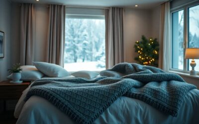 Polar Night Couverture Lestée – 100% coton pour un sommeil profond garanti